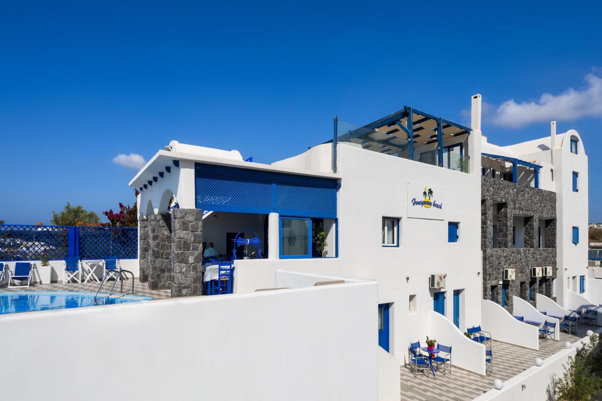 Honeymoon Beach Studios Perivolos  Extérieur photo