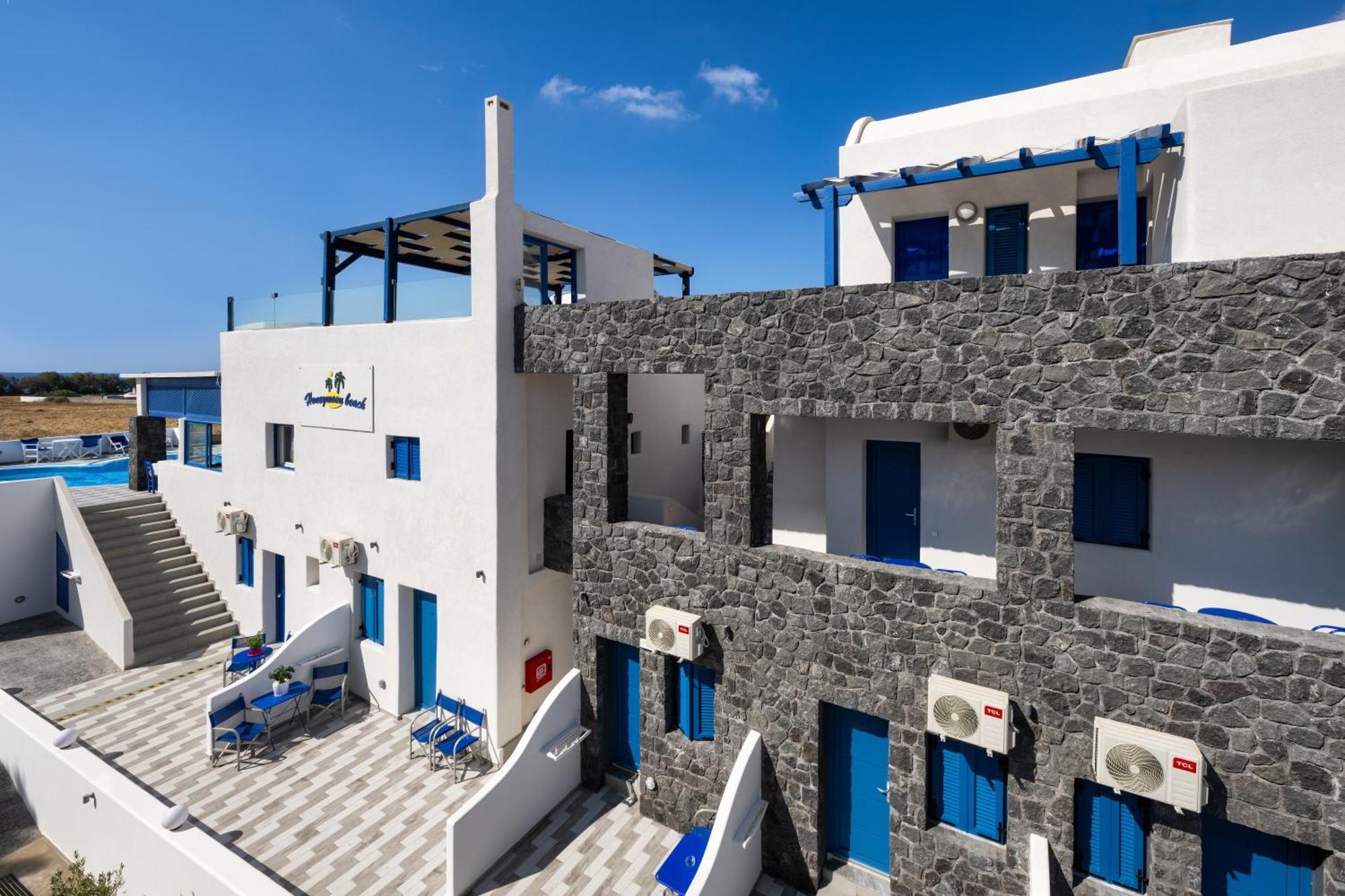 Honeymoon Beach Studios Perivolos  Extérieur photo